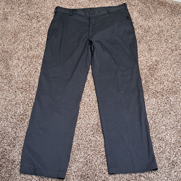 Nike Black Dress Pants Straight Leg - Picture 2 of 11